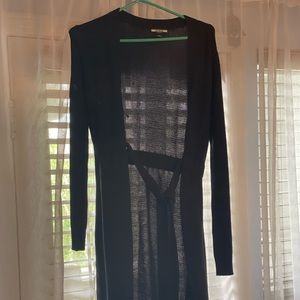 Guess? Black Duster with belt